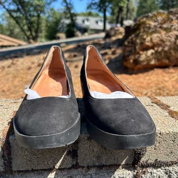 NIB Vionic Sereno Womens Sz 9.5 Black Platform Wedge Suede Pumps (READ) Comfort - Picture 3 of 11